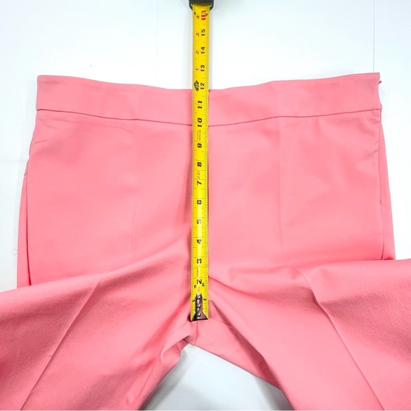 NWT Talbots Tapered Leg Chino Chatham Ankle Pants Pink/Peach Size 14 Petite - Picture 7 of 8